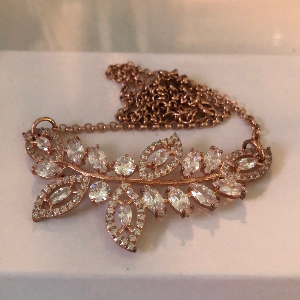 💍Rose Gold Bridal Necklace💍